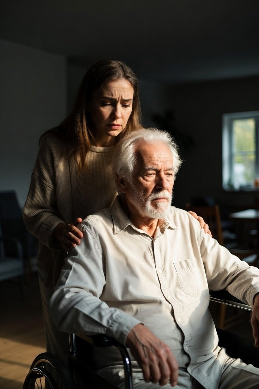 overwhelmed caregiver